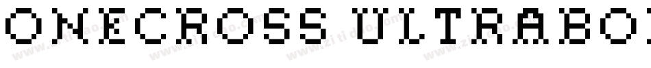 OneCross UltraBold字体转换